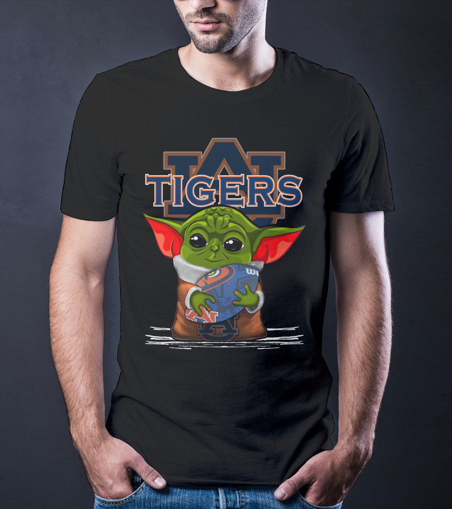 Yoda Auburn Tigers Football Fan T-Shirt