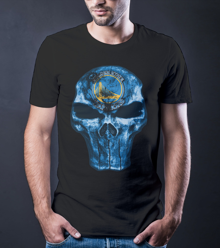 Skull Golden State Warriors Basketball T-Shirt