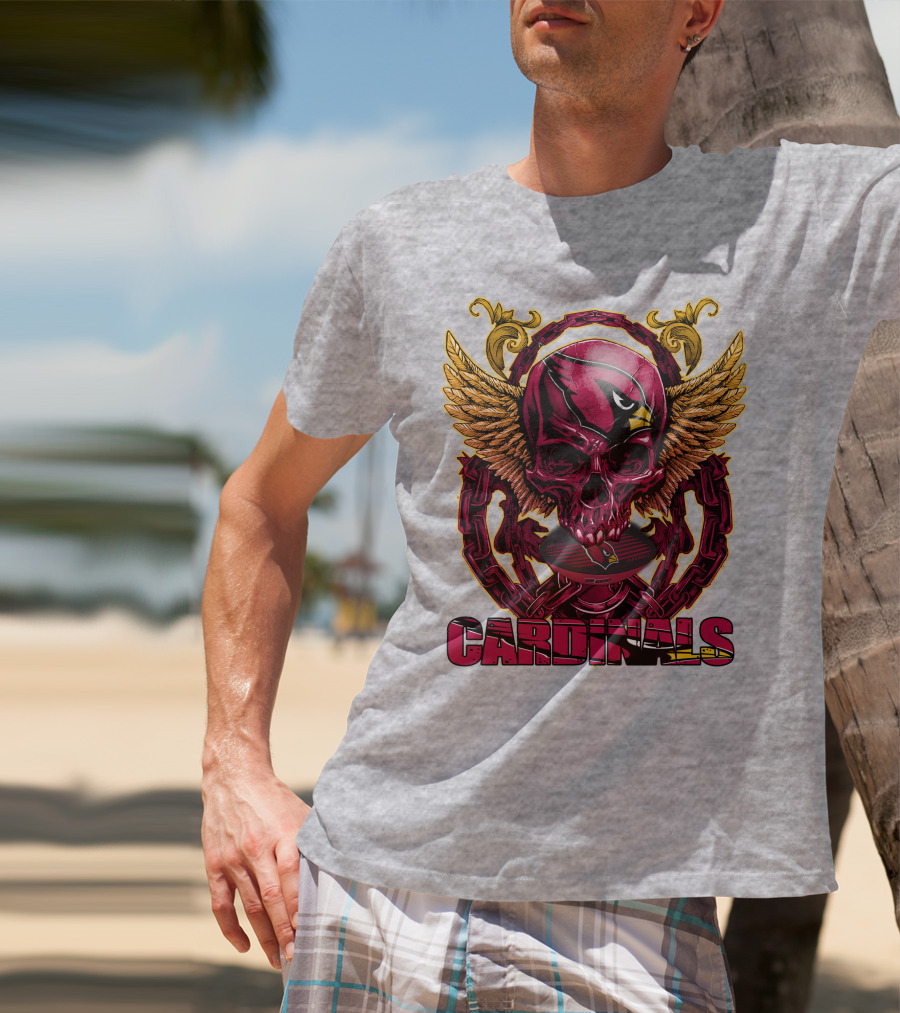 Cardinals Skullfb Arizona Cardinals T-Shirt