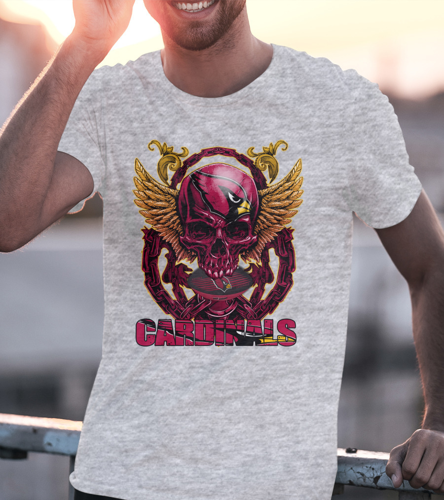 Cardinals Skullfb Arizona Cardinals T-Shirt