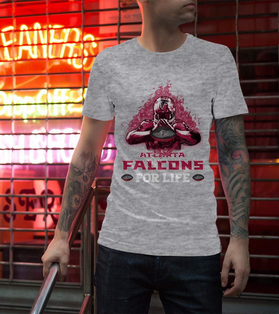 Atlanta Falcons For Life Football Player Armor T-Shirt