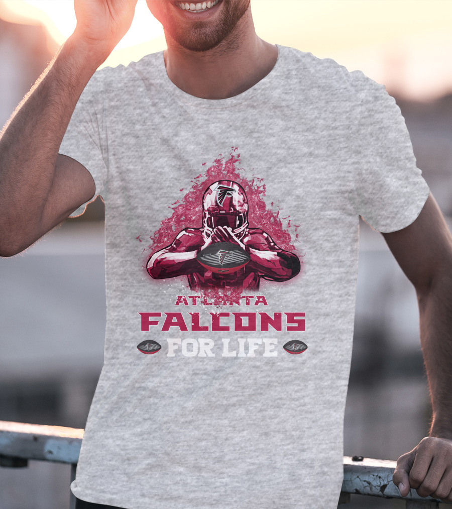 Atlanta Falcons For Life Football Player Armor T-Shirt