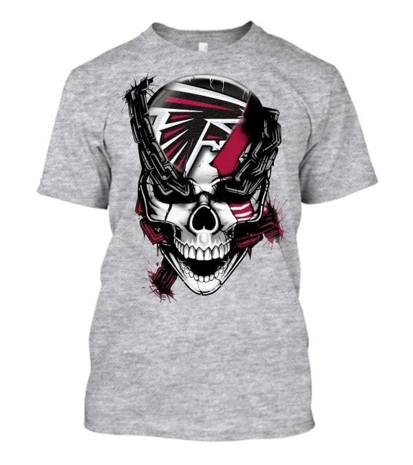 Atlanta Falcons Skull Chain T-Shirt