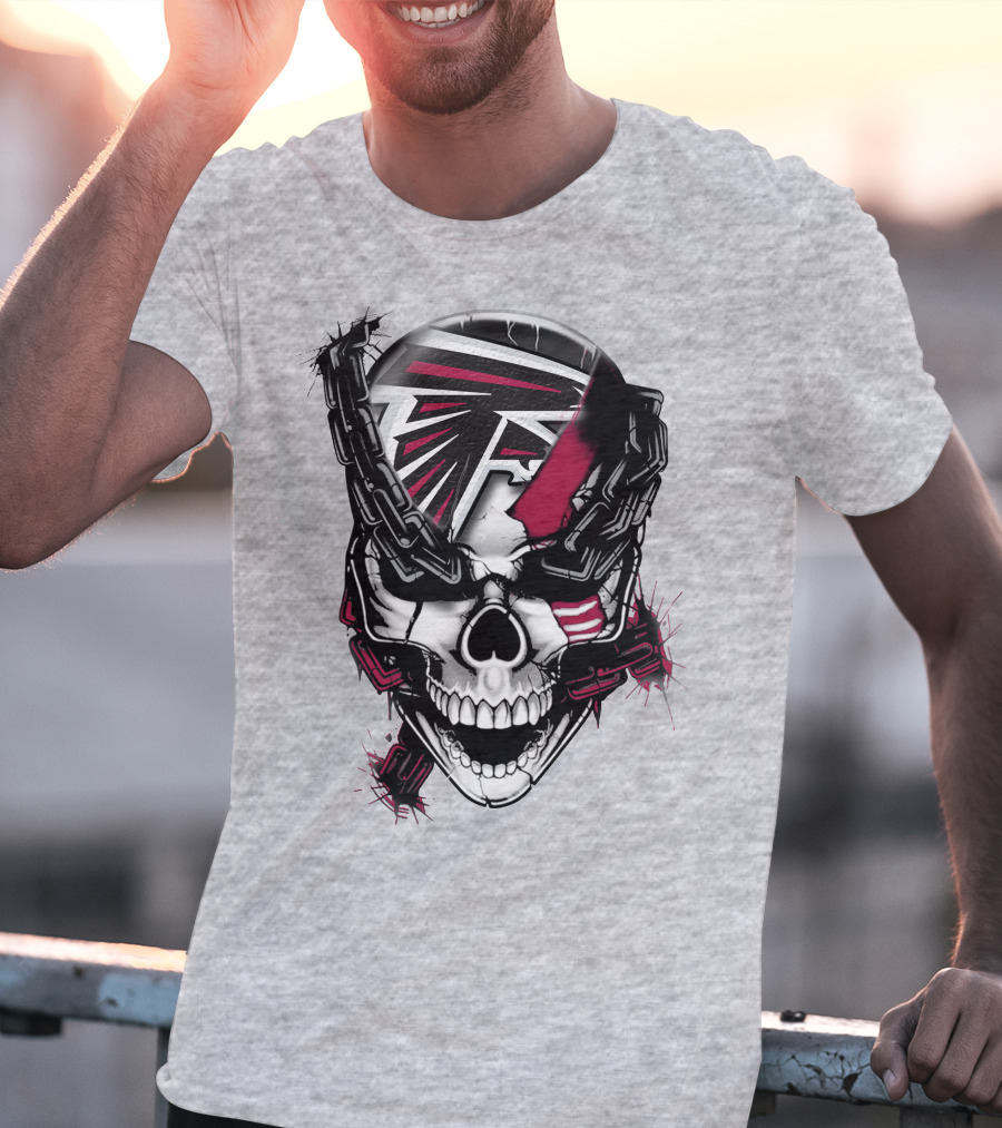 Atlanta Falcons Skull Chain T-Shirt
