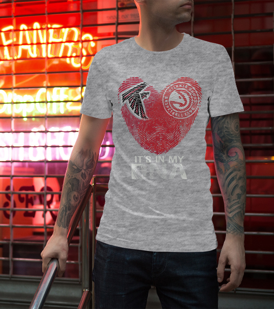 Atlanta Falcons It's In My Dna Heart T-Shirt