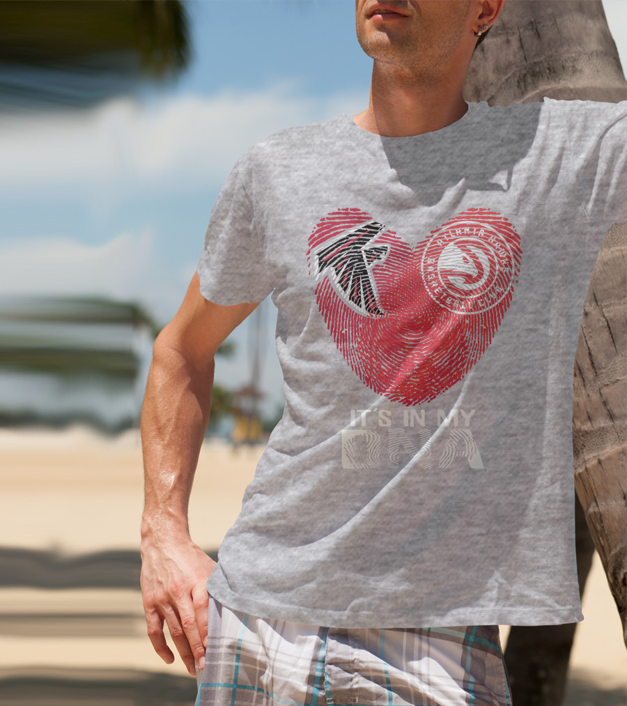 Atlanta Falcons It's In My Dna Heart T-Shirt