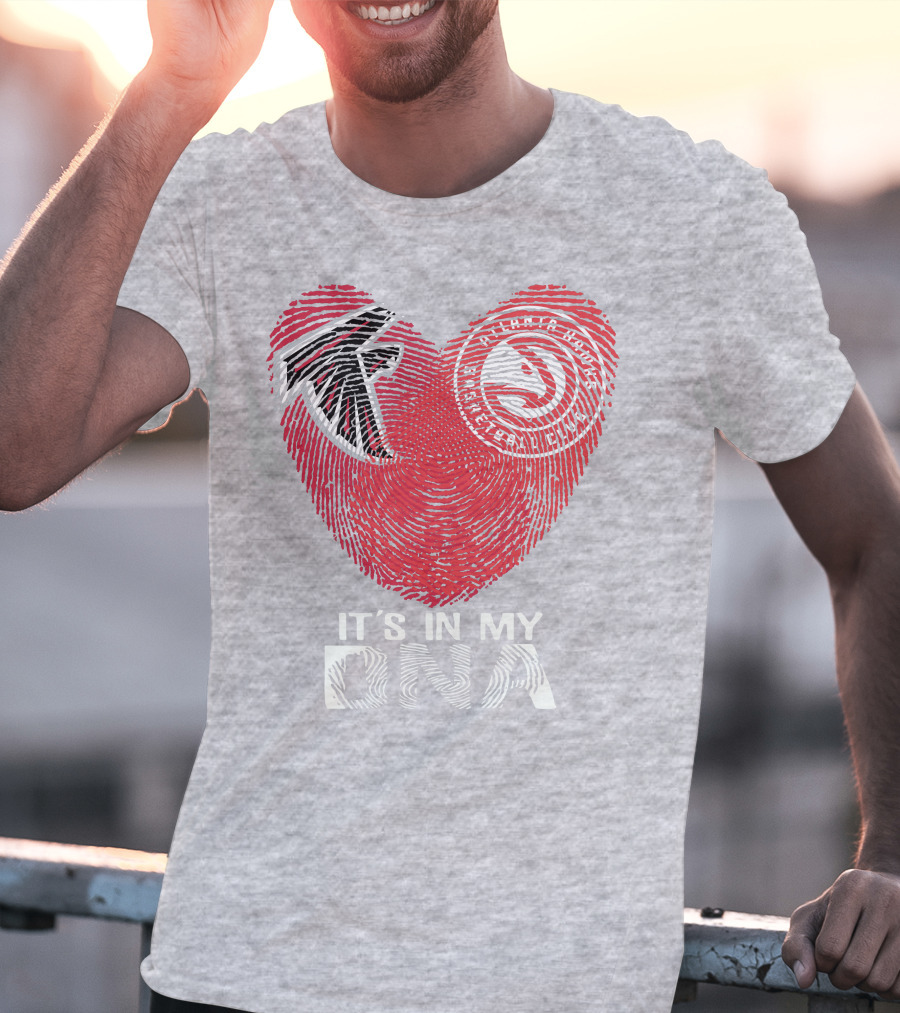 Atlanta Falcons It's In My Dna Heart T-Shirt
