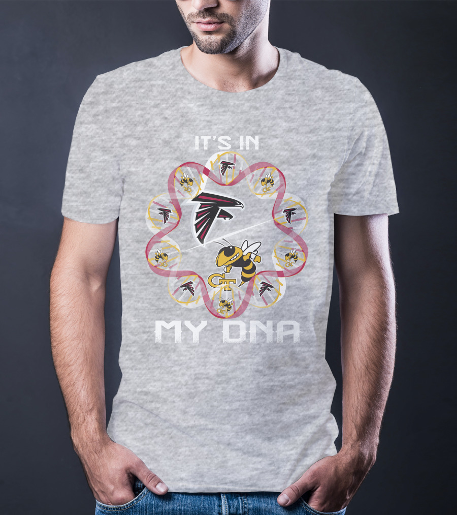 It's In My Dna Atlanta Falcons Georgia Tech T-Shirt