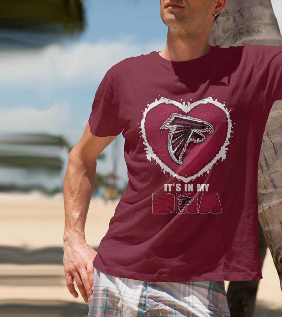 Atlanta Falcons Heart It's In My Dna T-Shirt
