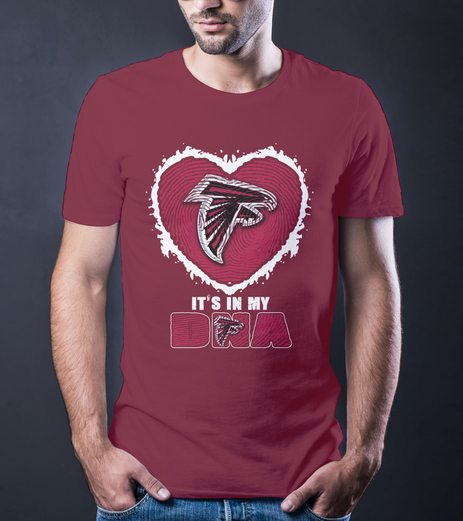 Atlanta Falcons Heart It's In My Dna T-Shirt