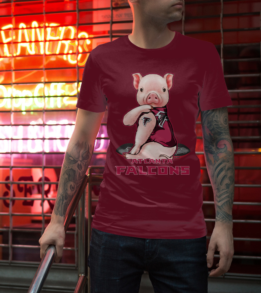 Atlanta Falcons Pig Mascot T-Shirt