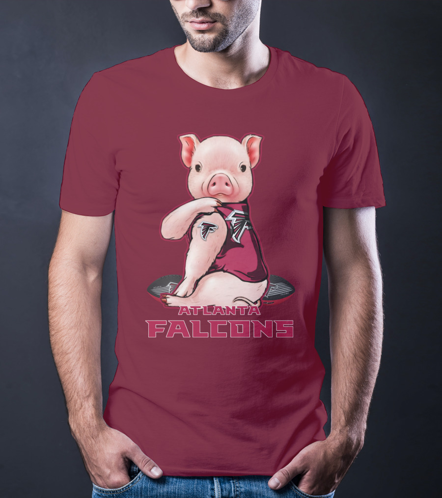 Atlanta Falcons Pig Mascot T-Shirt