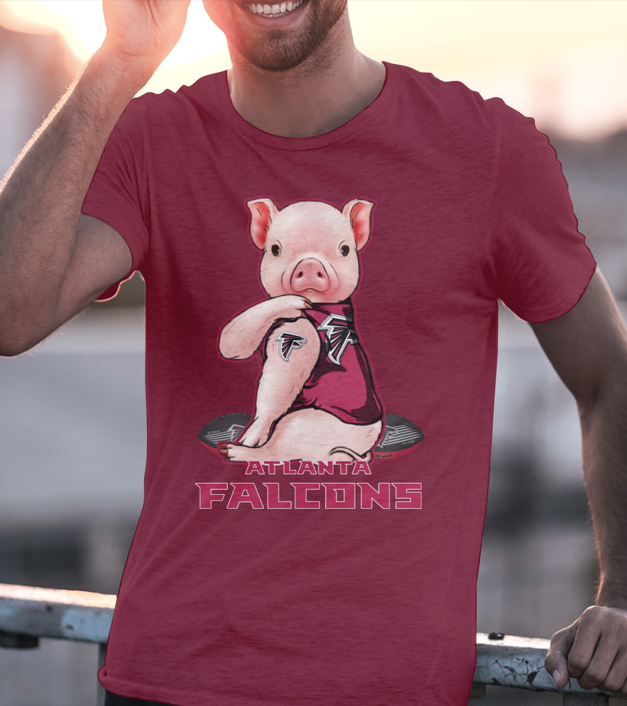 Atlanta Falcons Pig Mascot T-Shirt