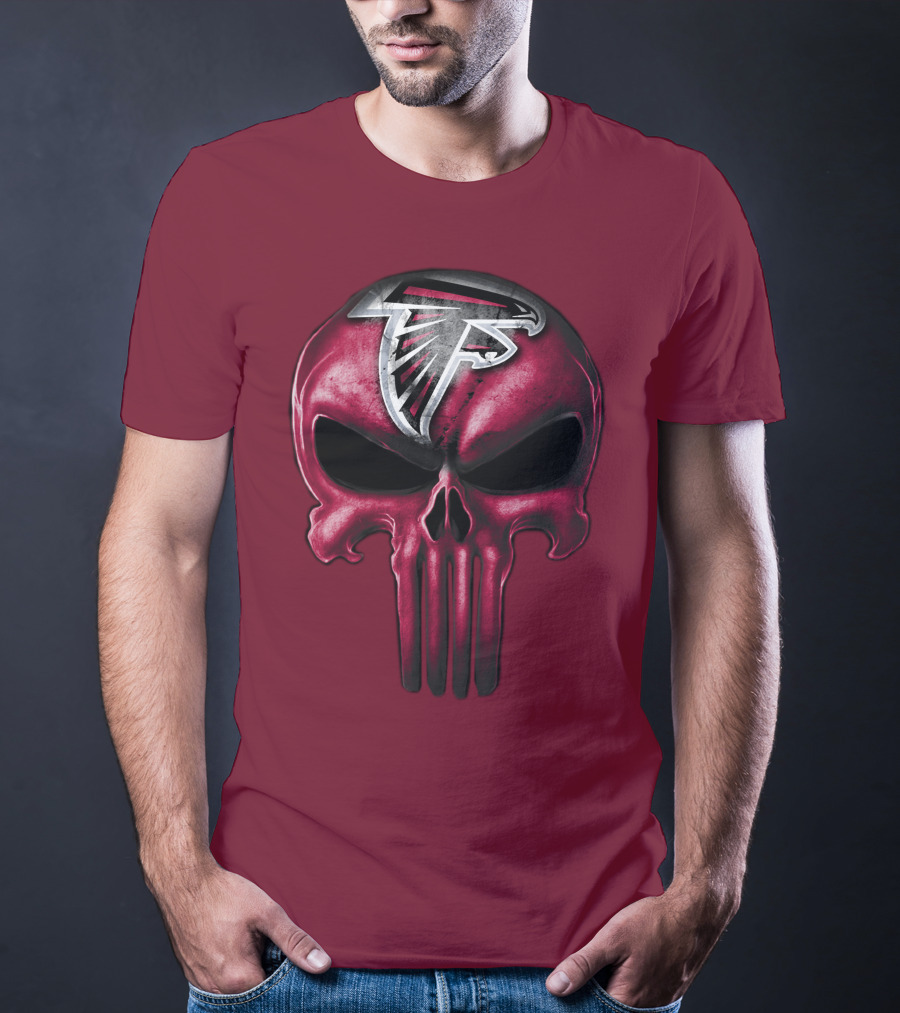 Atlanta Falcons Skull T-Shirt