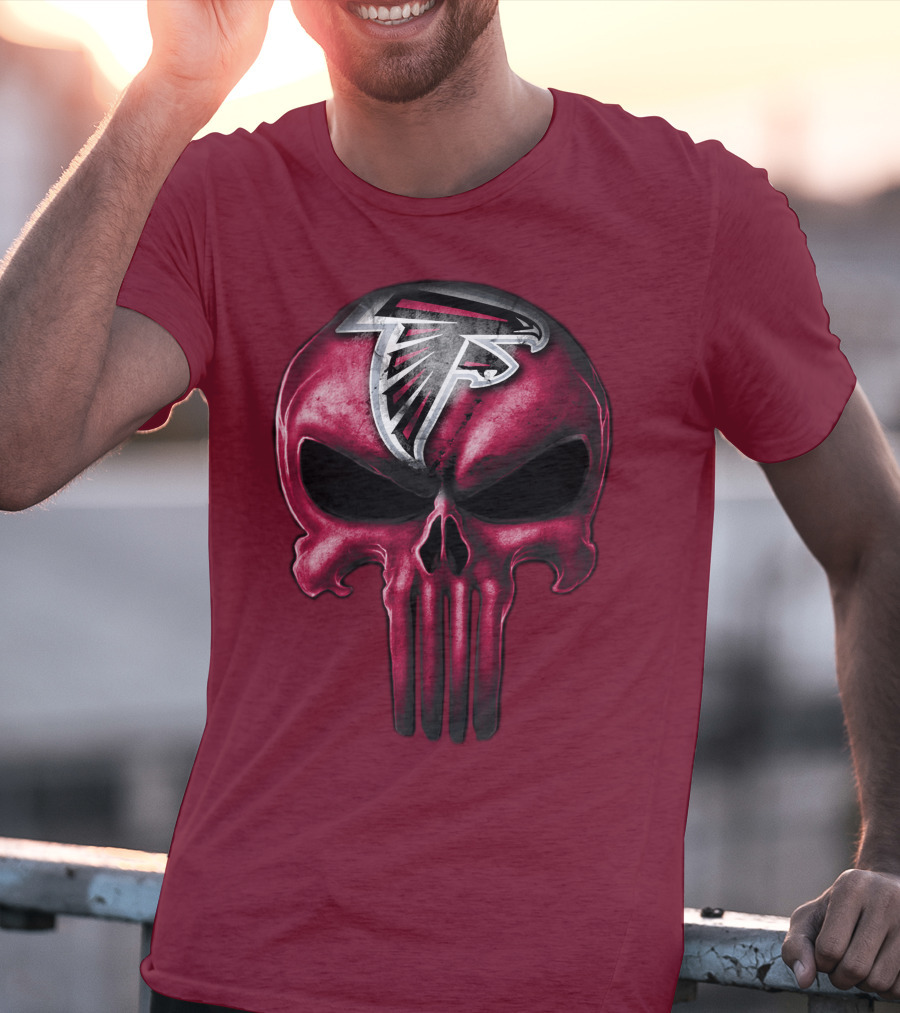 Atlanta Falcons Skull T-Shirt