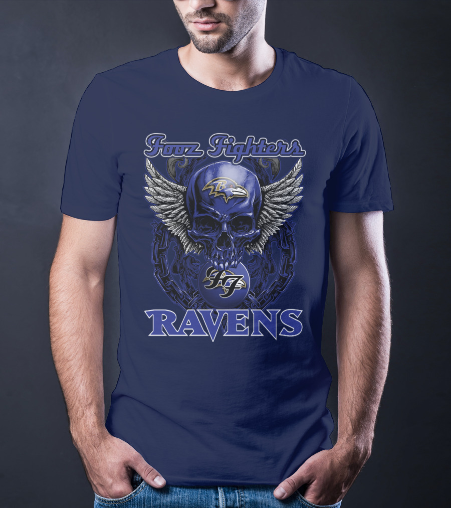 Foo Fighters Ravens Baltimore F7 T-Shirt