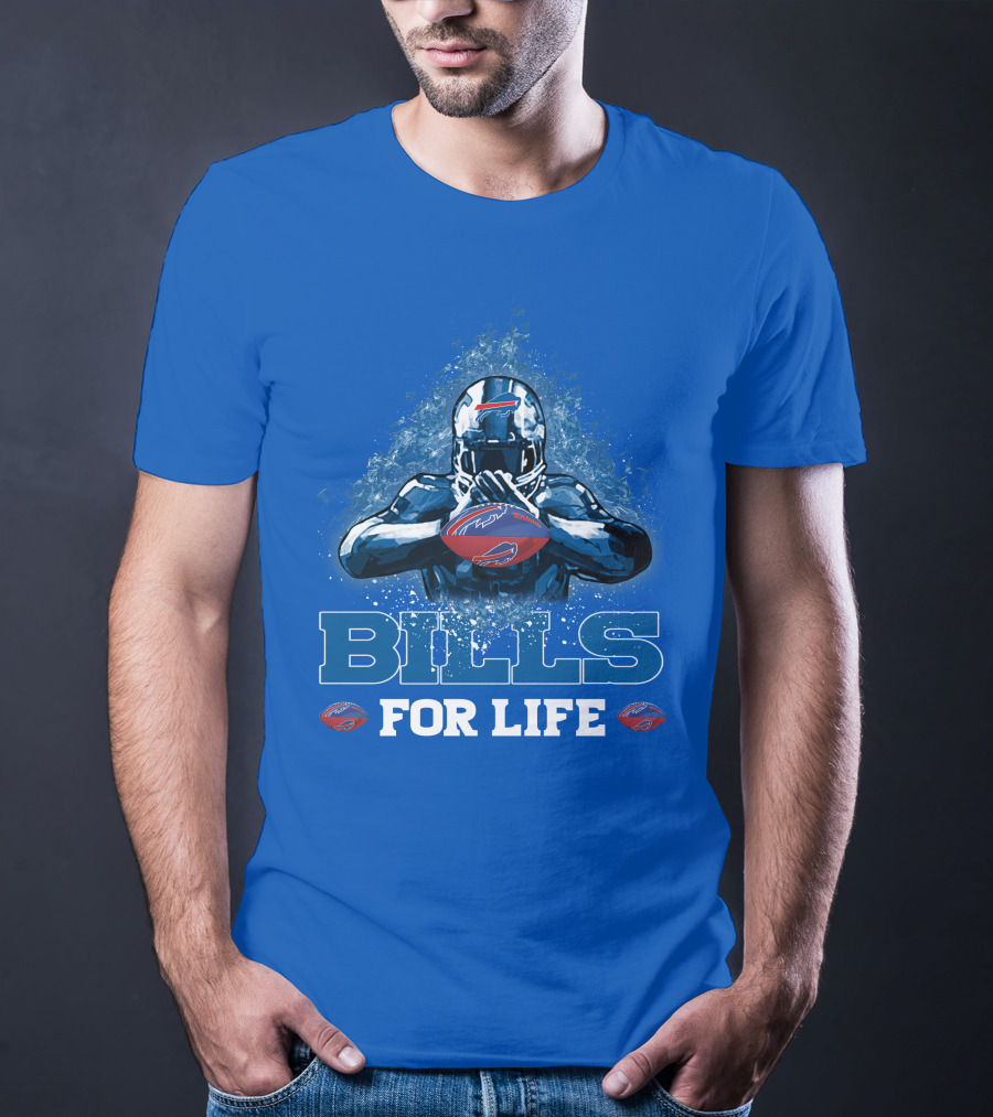 Bills For Life Buffalo Bills Fan Spirit T-Shirt