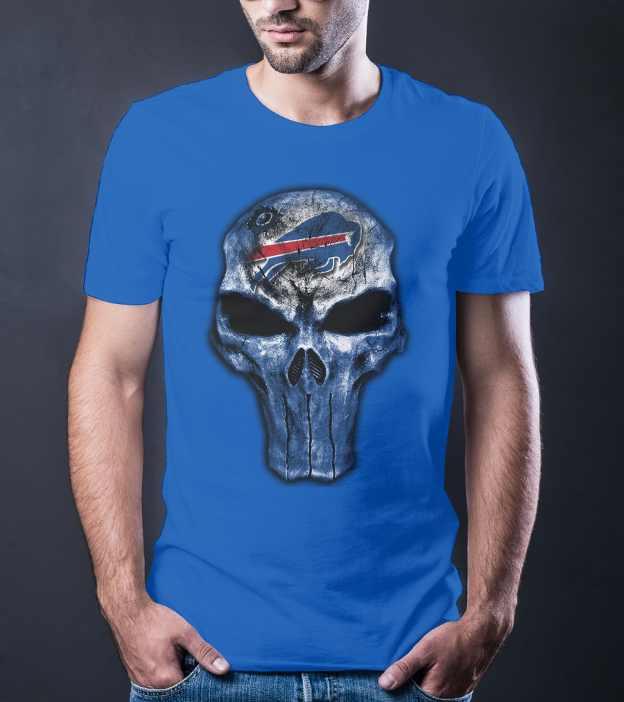 Buffalo Bills Skull Icon T-Shirt