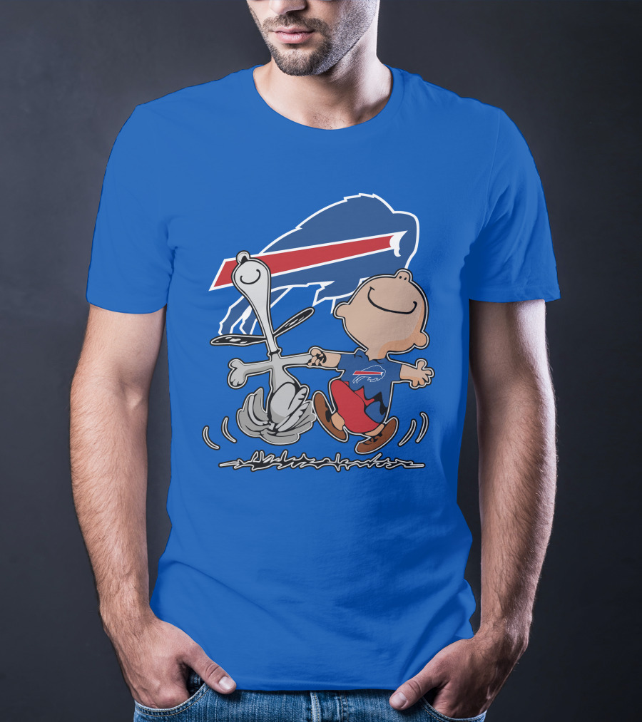 Buffalo Bills Peanuts Dancing Snoopy T-Shirt