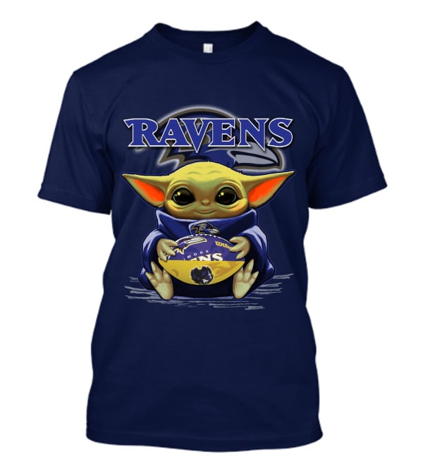 Yoda Ravens Football Baltimore Nfl Baby Character T-Shirt
