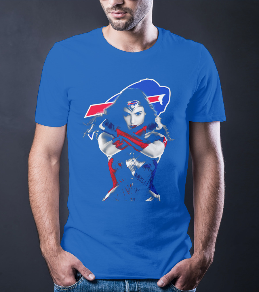 Buffalo Bills Wonder Woman Crossover T-Shirt