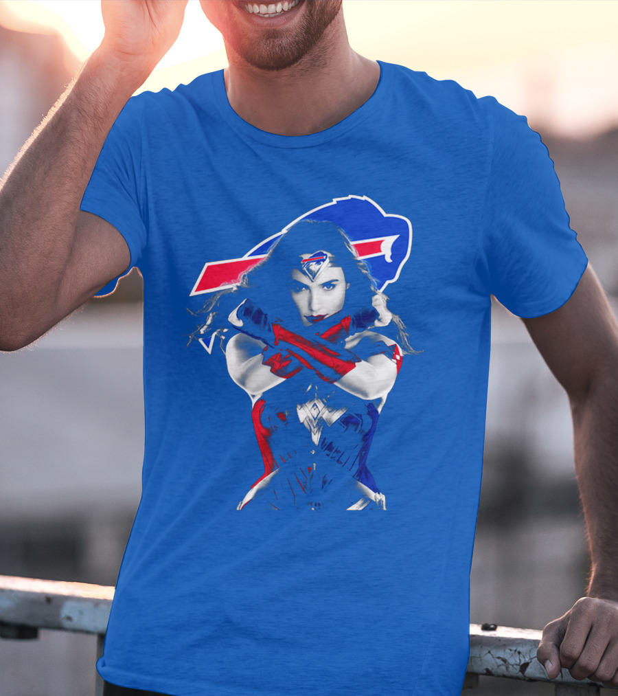 Buffalo Bills Wonder Woman Crossover T-Shirt