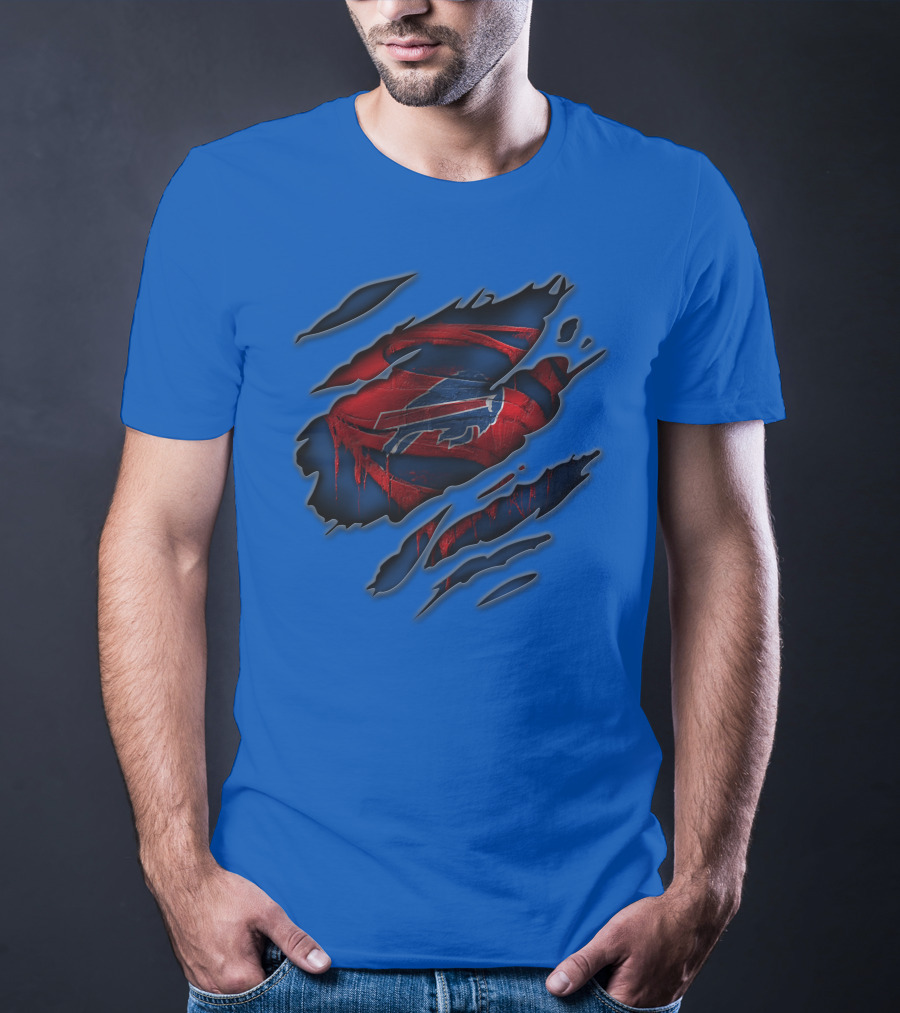 Buffalo Bills Logo Claw Design 81 T-Shirt
