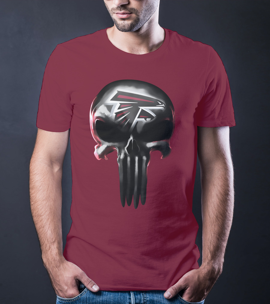 Atlanta Falcons Skull Logo T-Shirt