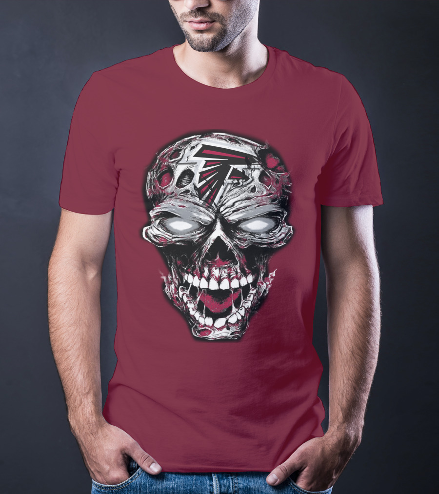 Atlanta Falcons Skull T-Shirt