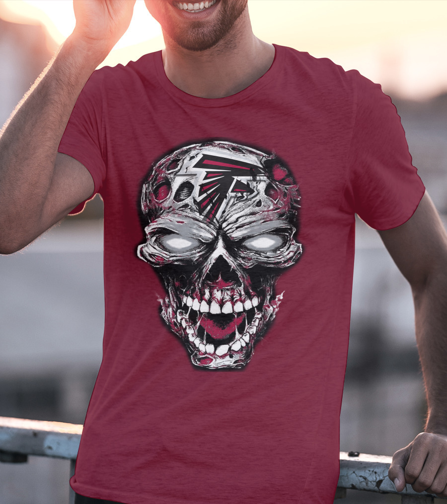 Atlanta Falcons Skull T-Shirt