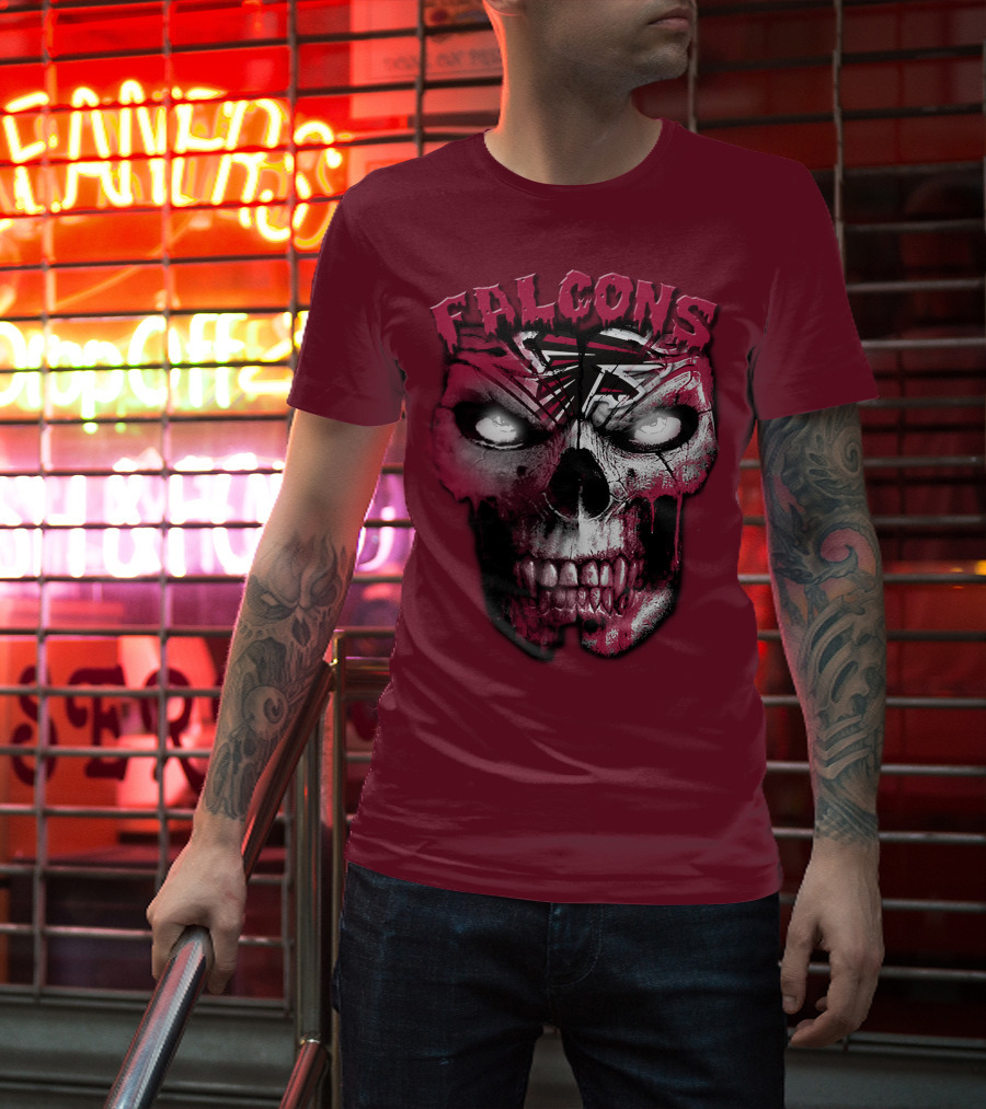 Falcons Skull Logo 64 T-Shirt