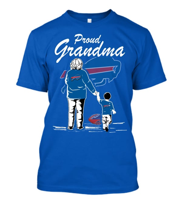 Proud Grandma Buffalo Bills Family Fan Love Football Generations T-Shirt