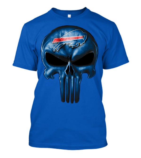 Buffalo Bills Skull Punisher T-Shirt