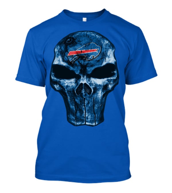 Buffalo Bills Skull Fan T-Shirt