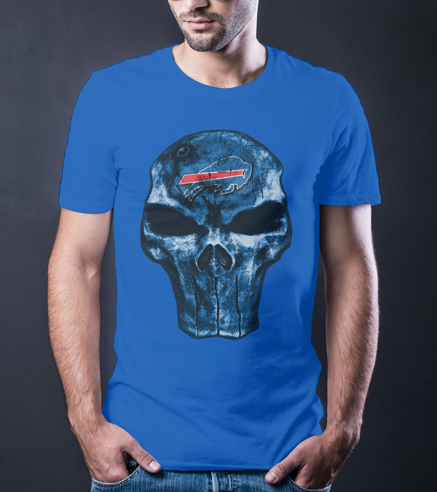 Buffalo Bills Skull Fan T-Shirt