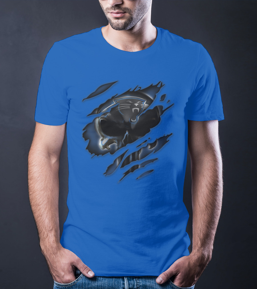 Carolina Panthers 49 Claw Mark T-Shirt