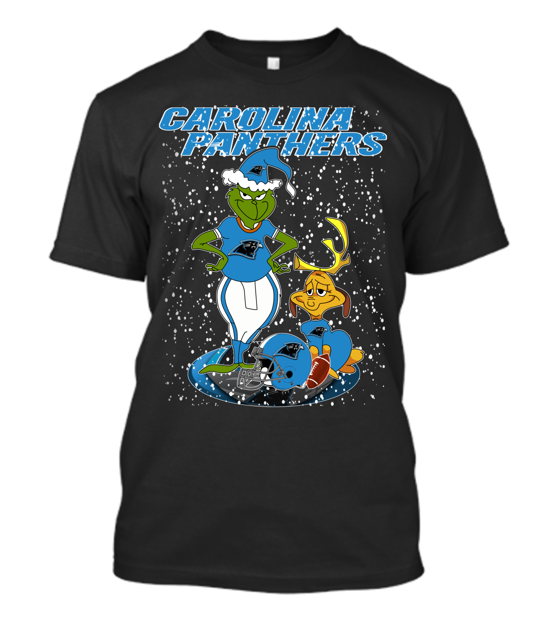 Grinchxmas Carolina Panthers Football Holiday Special T-Shirt