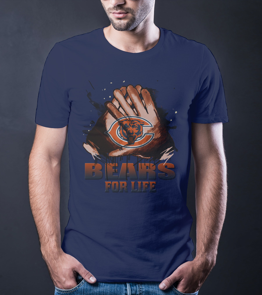 Chicago Bears For Life Logo T-Shirt