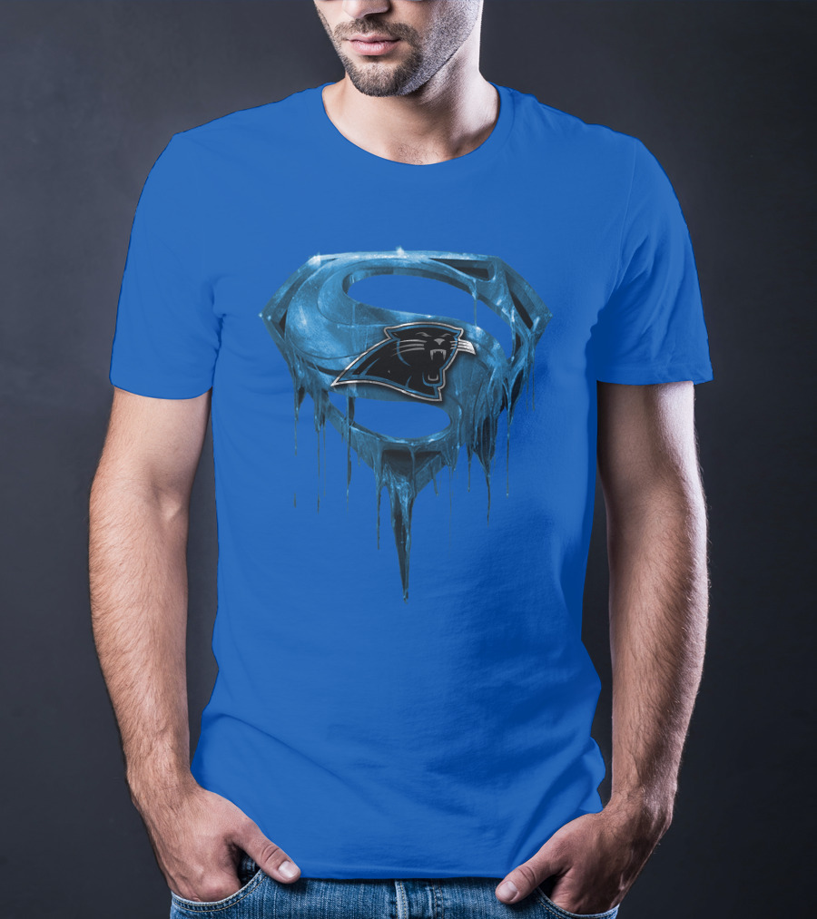 Spm Carolina Panthers Superman Ice T-Shirt