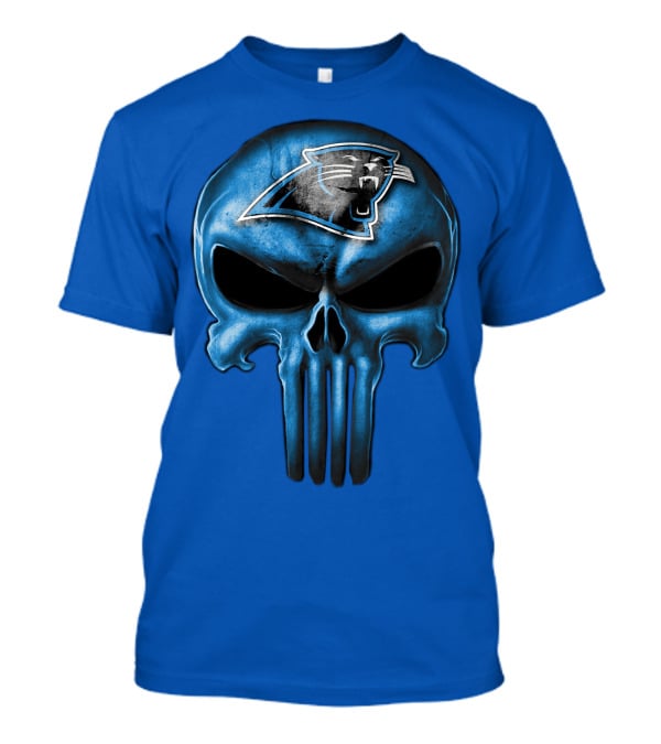 CAROLINA PANTHERS Skull T-Shirt