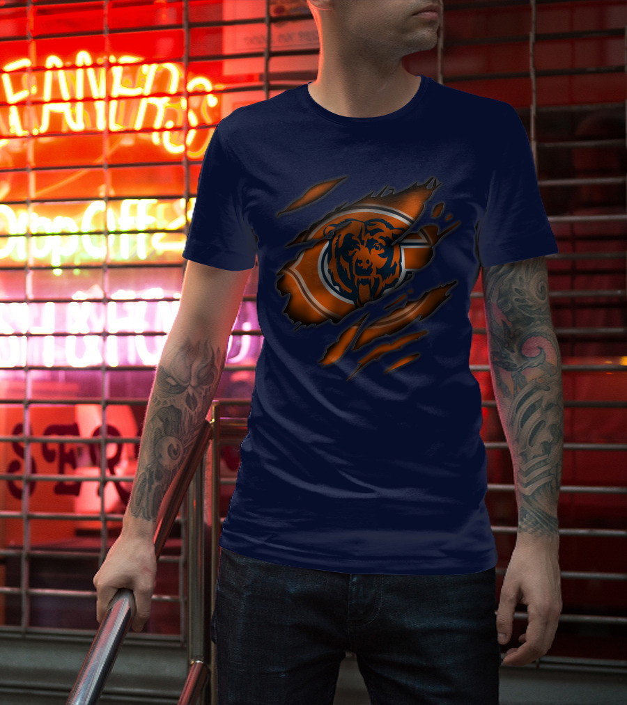Chicago Bears 42 Claw Scratches T-Shirt