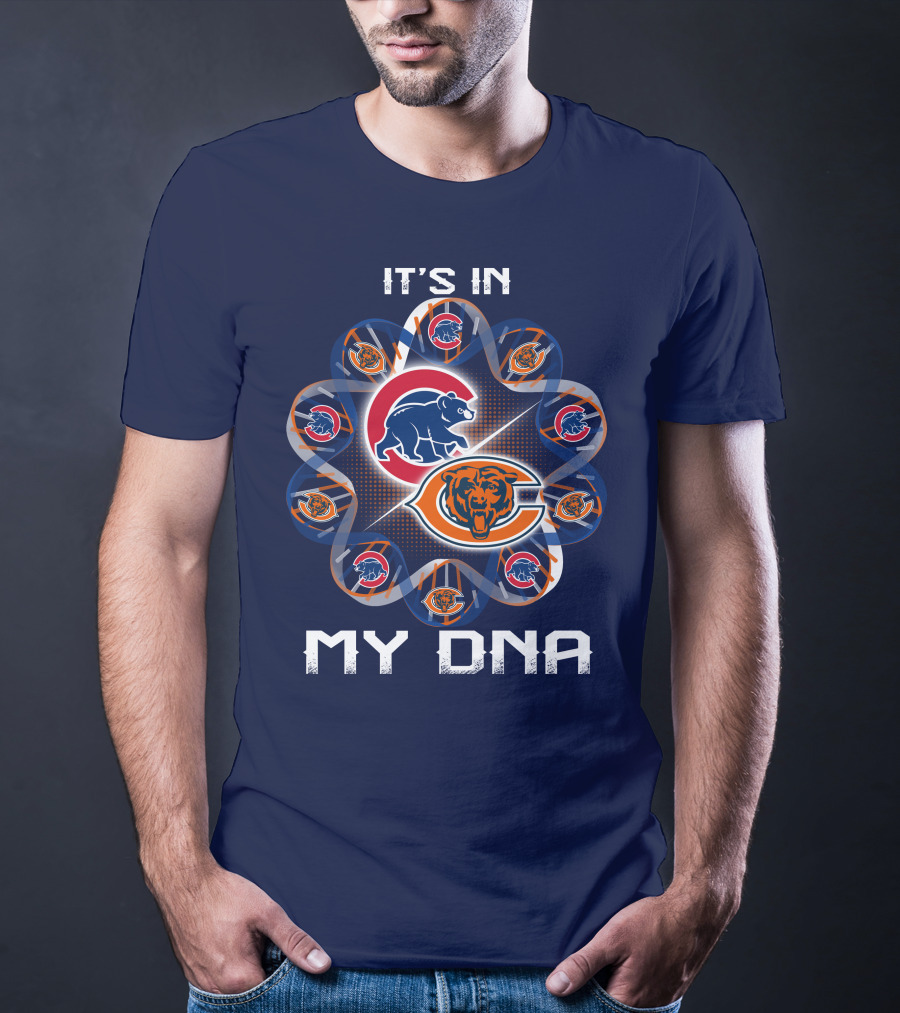 It's In My Dna Chicago Bears Logos T-Shirt