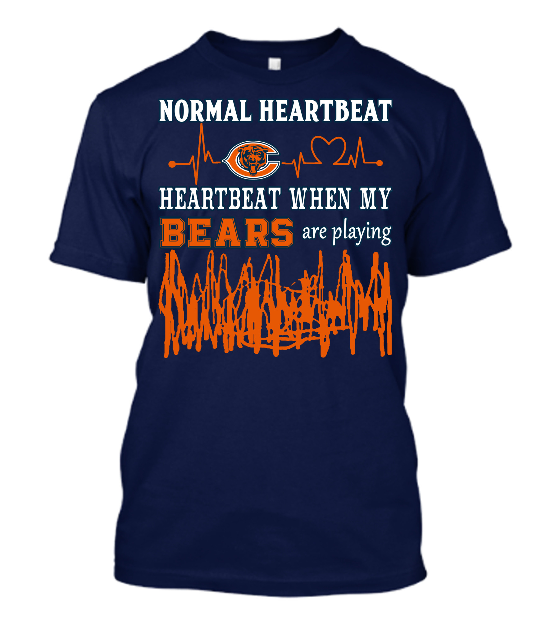 Normal Heartbeat Heartbeat When My Bears Are Playing T-Shirt