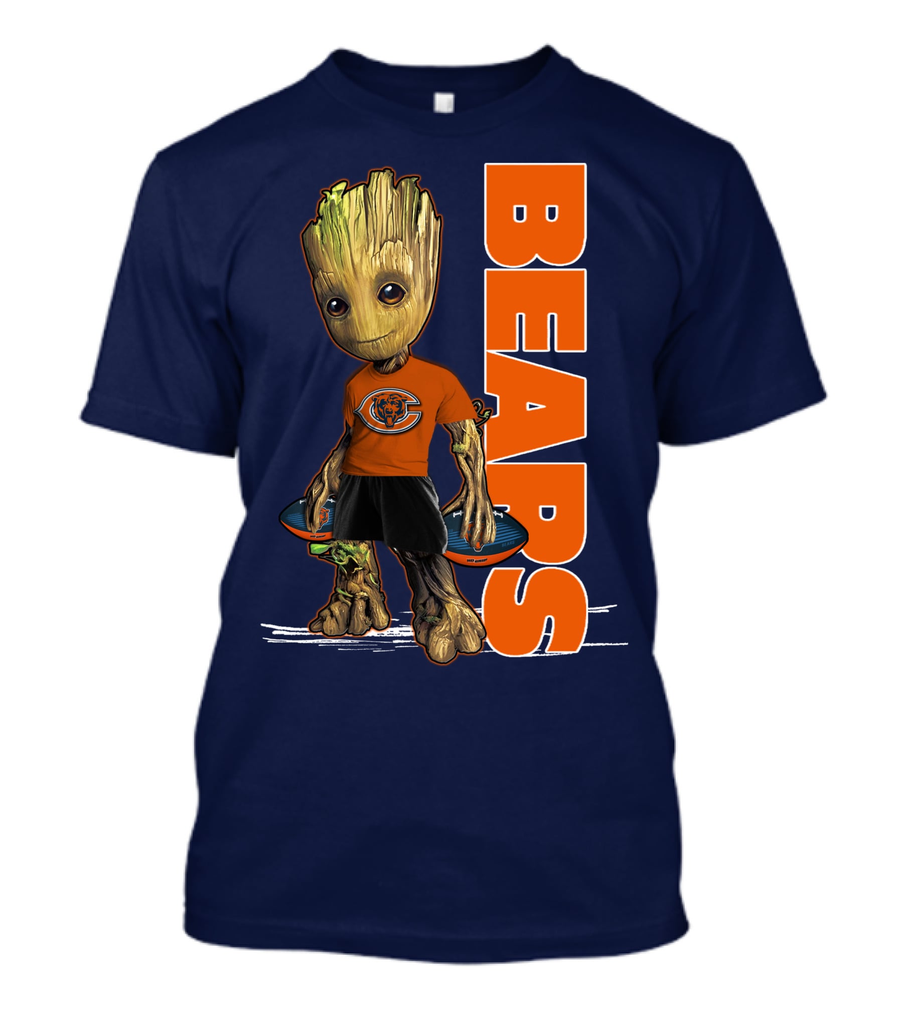 Groot Bears Chicago Nfl Football Fan T-Shirt