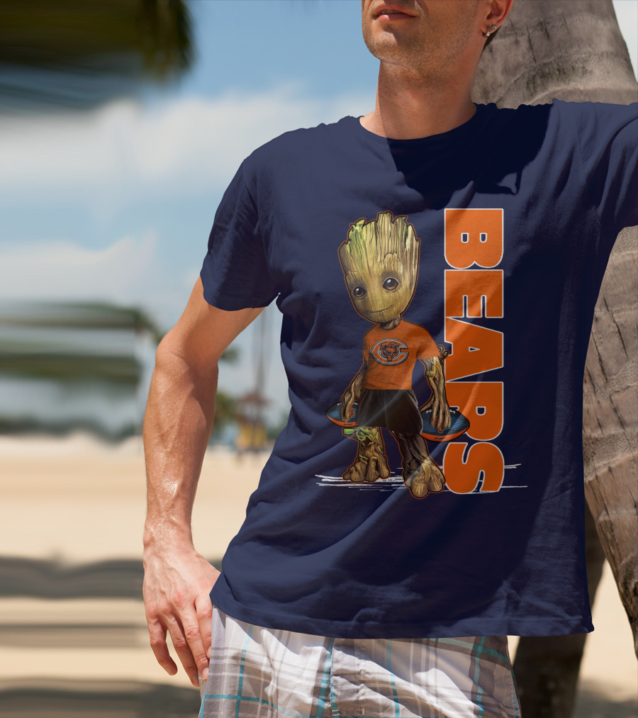 Groot Bears Chicago Nfl Football Fan T-Shirt