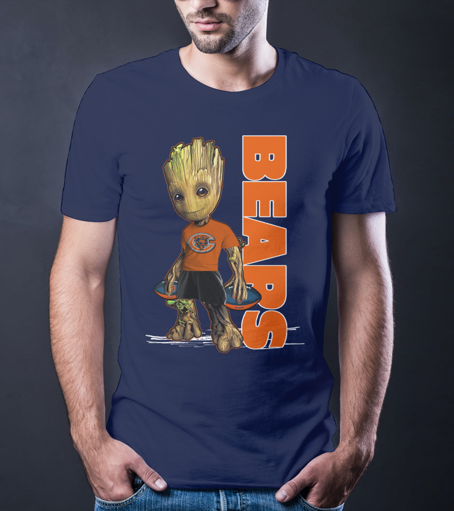 Groot Bears Chicago Nfl Football Fan T-Shirt