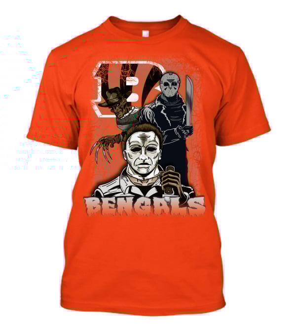 Cincinnati Bengals Horror Icons T-Shirt