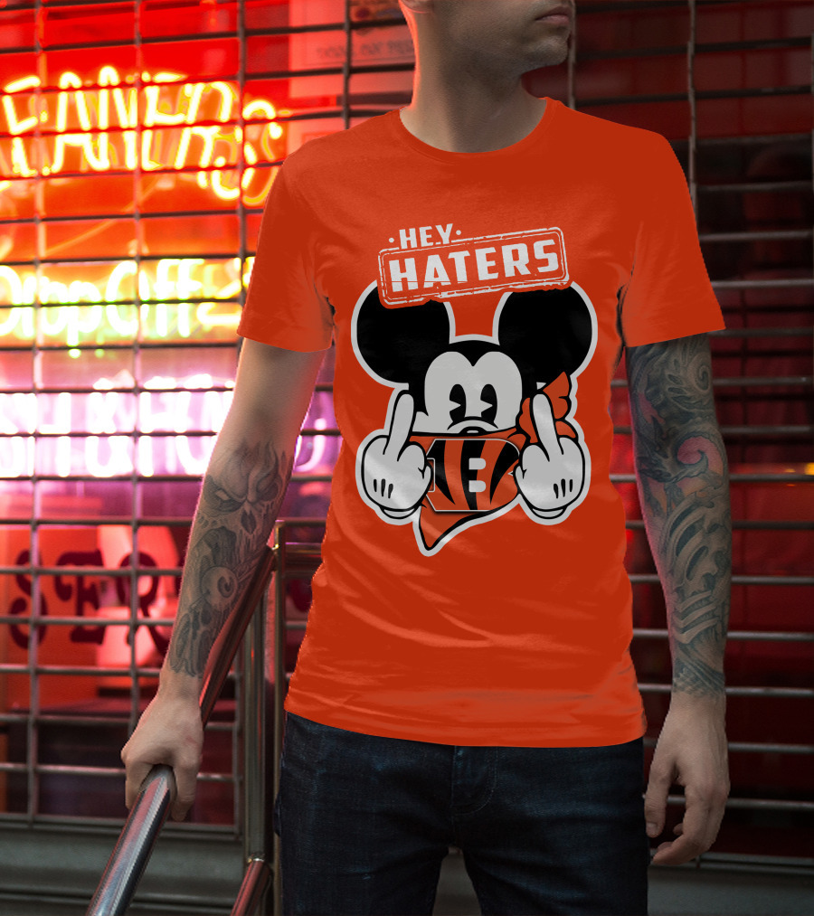 Hey Haters Mick V2 Cincinnati Bengals T-Shirt