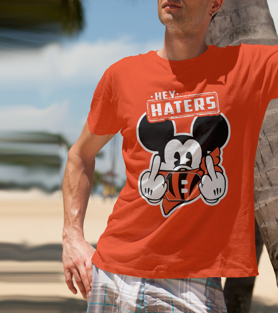 Hey Haters Mick V2 Cincinnati Bengals T-Shirt
