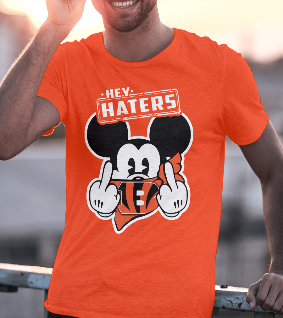 Hey Haters Mick V2 Cincinnati Bengals T-Shirt
